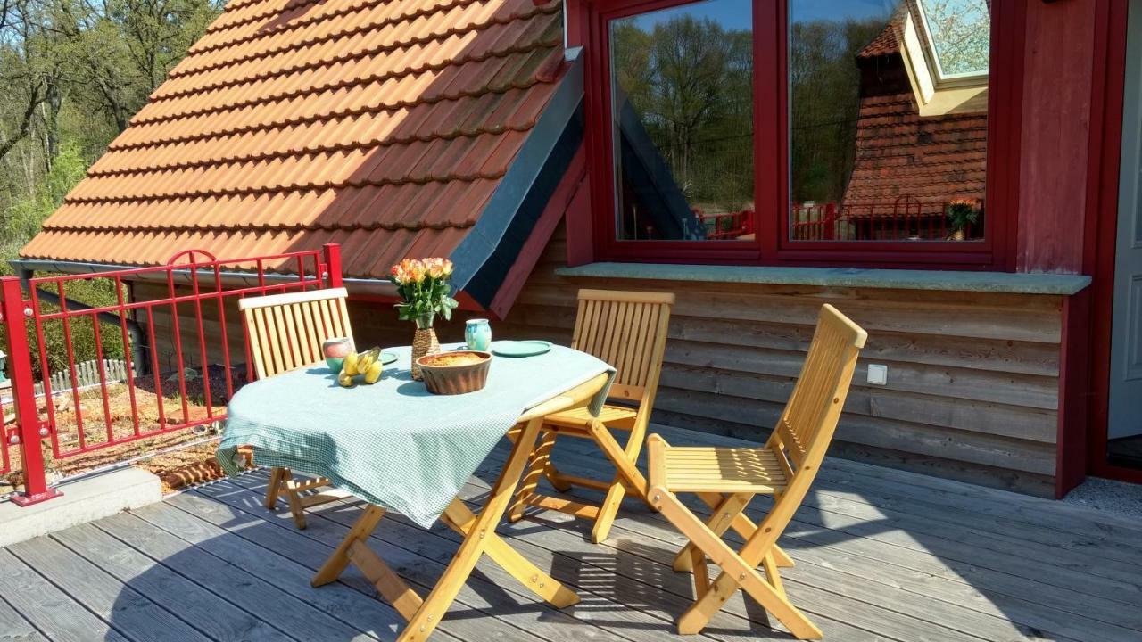 Ziegeleihof Inmitten Von Wiesen Und Waeldern Degenershausen 外观 照片